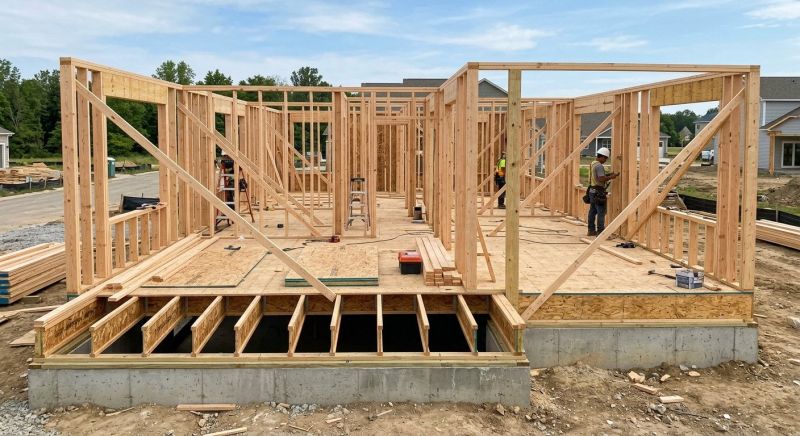 Garage Framing in Conroe, TX