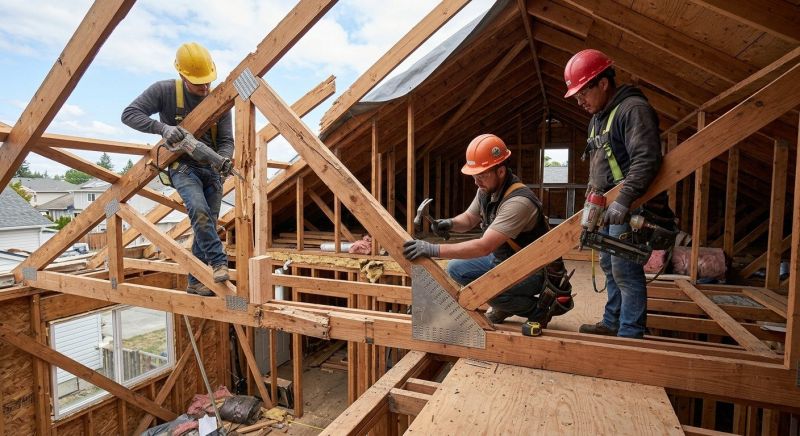 Broken Truss Repair in Conroe, TX