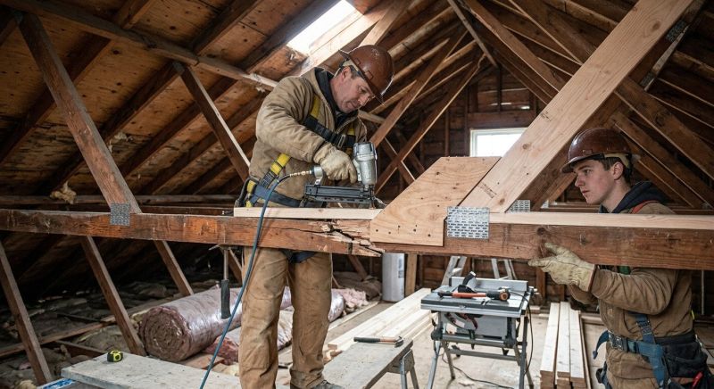 Broken Truss Repair in Conroe, TX