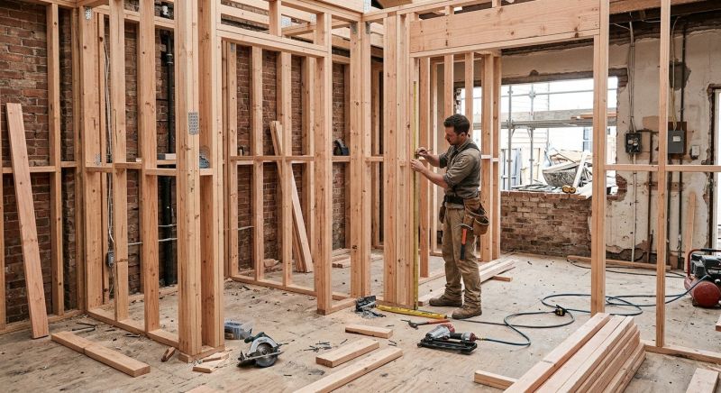 Building Framing in Conroe, TX