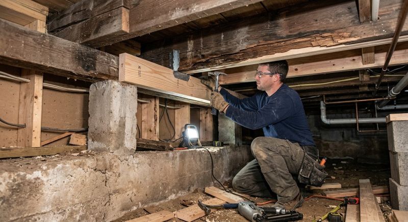 Ceiling Joist Repair in Kansas City, KS