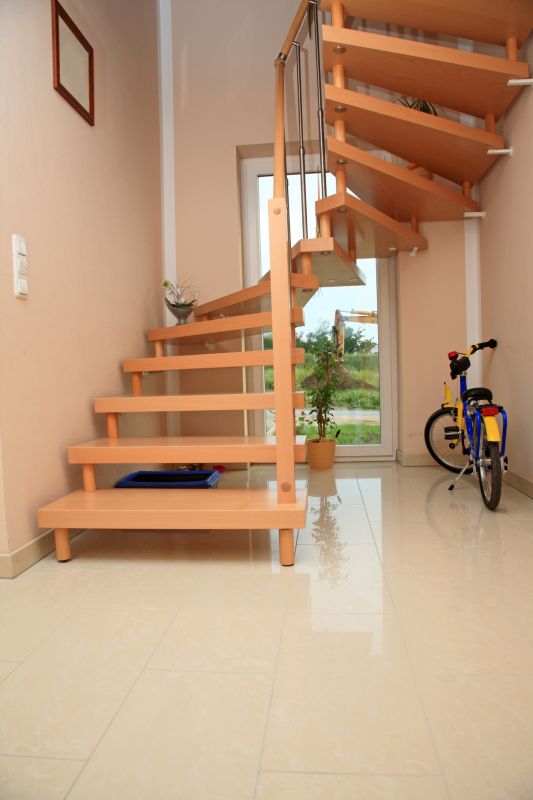 Curved Staircase Installation in Wilmington, NC