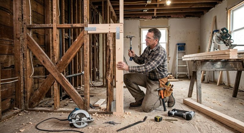 Floor Framing Repair in Wilmington, NC