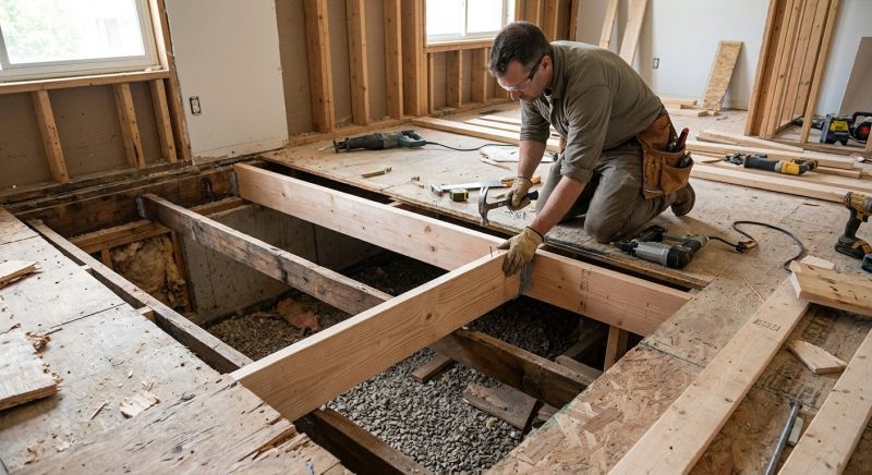 Floor Joist Repair in Kansas City, KS