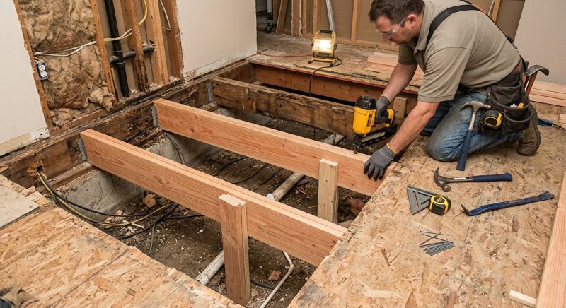 Floor Joist Repair in Conroe, TX