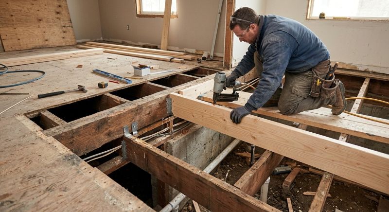 Floor Joist Replacement in Kansas City, KS