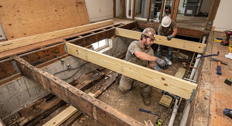 Floor Joists Repair in Kansas City, KS