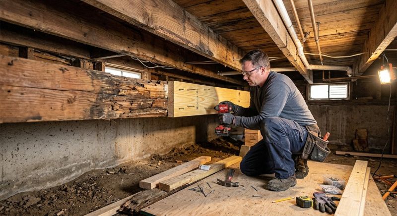 Foundation Joist Repair in Wilmington, NC