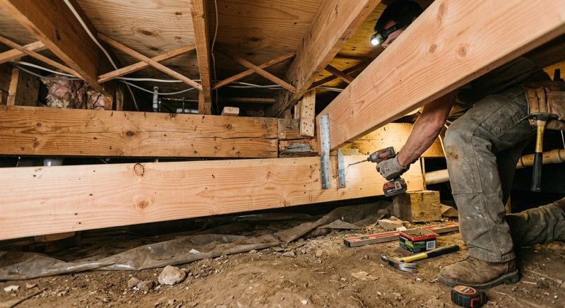 Foundation Joist Repair in Kansas City, KS