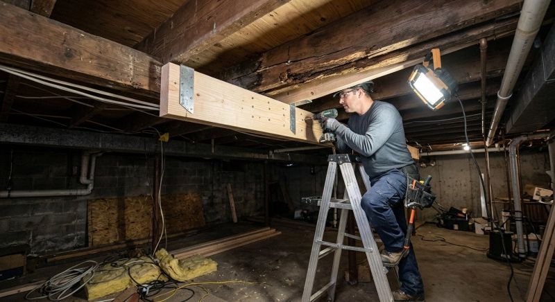 Foundation Joist Repair in Kansas City, KS
