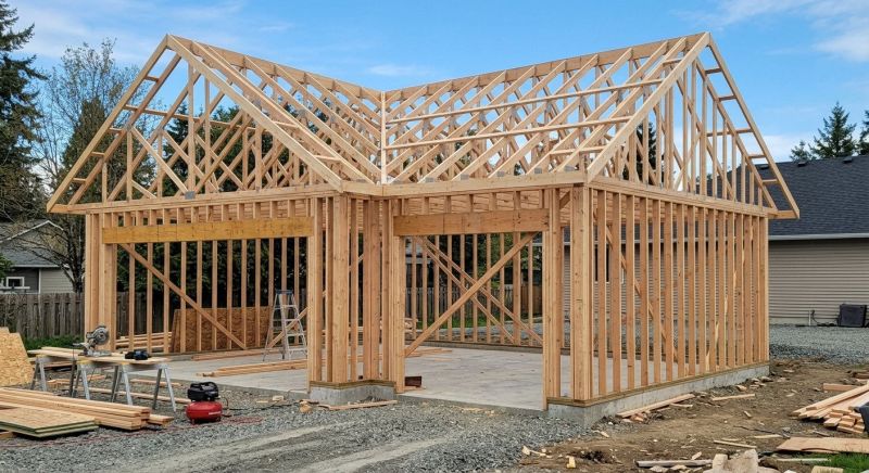 Gambrel Roof Framing in Kansas City, KS