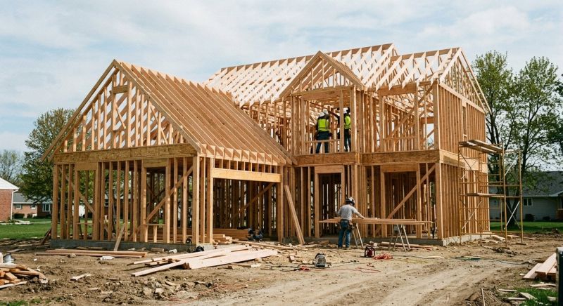 House Addition Framing in Conroe, TX