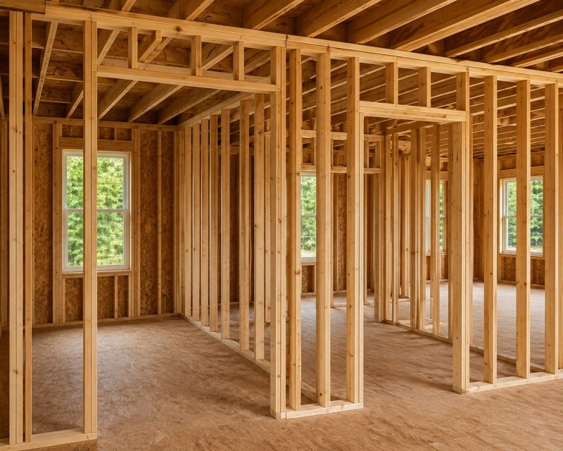 Interior Wall Framing in Conroe, TX