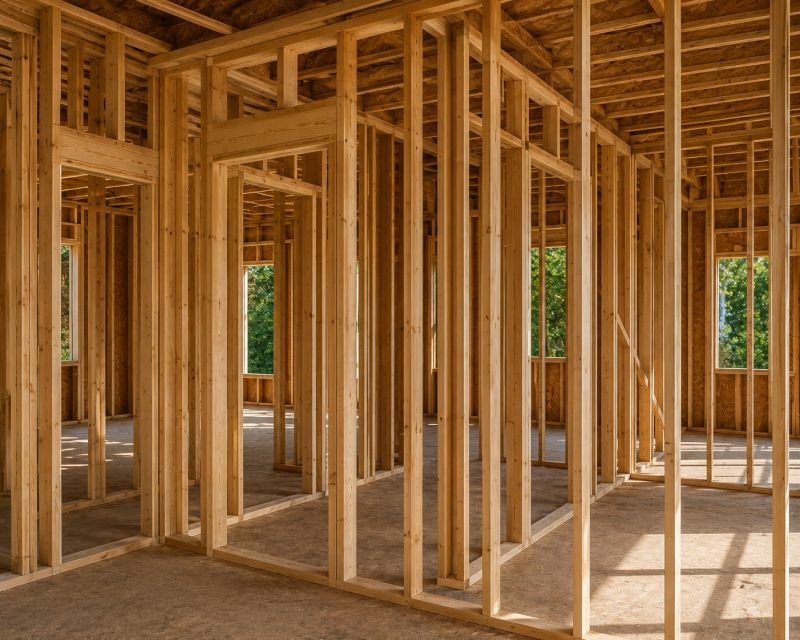 Interior Wall Framing in Wilmington, NC