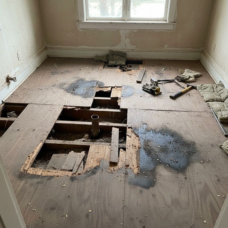 Plywood Subfloor Repair in Kansas City, KS