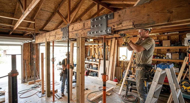 Roof Beam Repair in Kansas City, KS