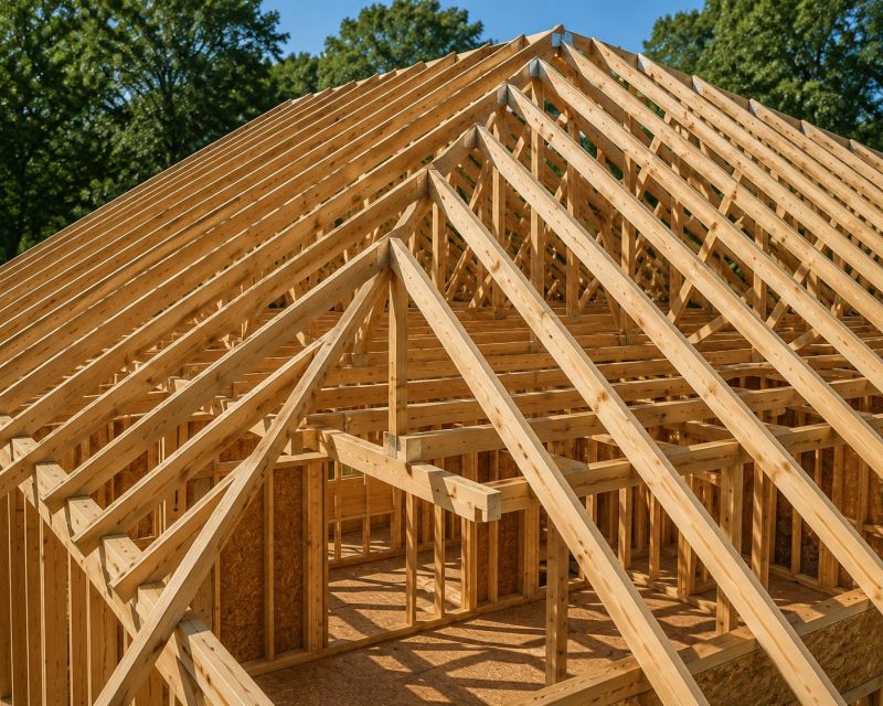 Roof Truss Framing in Kansas City, KS