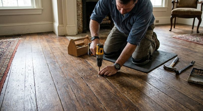 Squeaking Floor Repair in Conroe, TX