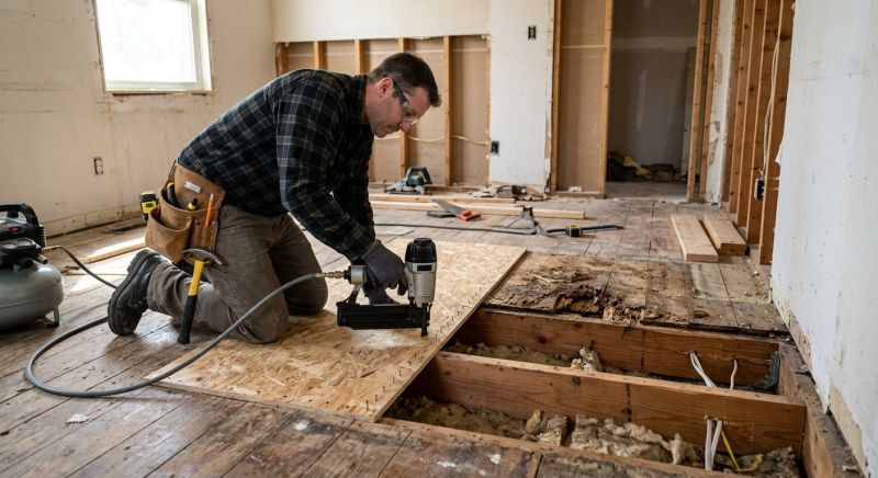 Structural Flooring Repair in Kansas City, KS