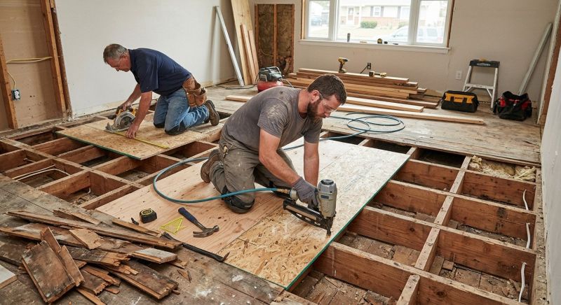 Structural Flooring Repair in Wilmington, NC