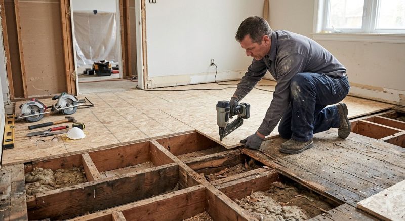 Subfloor Repair in Wilmington, NC