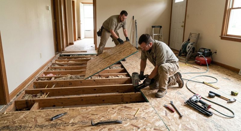 Subfloor Replacement in Kansas City, KS