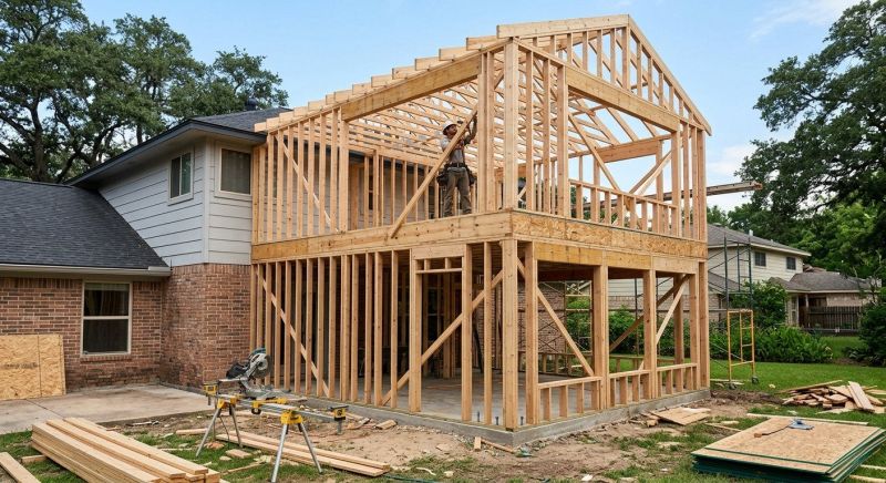 Timber Stud Framing in Conroe, TX