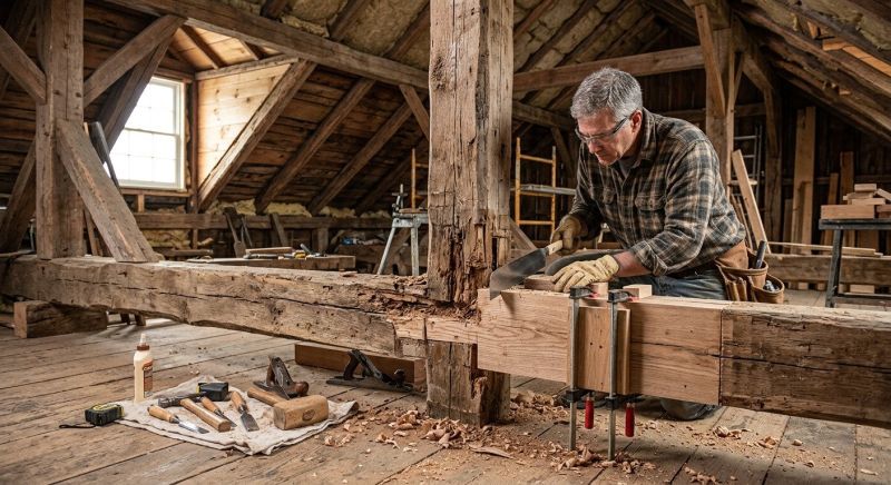 Wood Beam Repair in Kansas City, KS